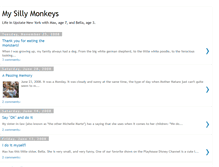 Tablet Screenshot of mysillymonkeys.blogspot.com