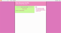 Desktop Screenshot of clubeximnasiapavillon.blogspot.com