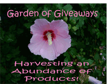 Tablet Screenshot of gardenofgiveaways.blogspot.com