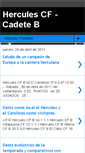 Mobile Screenshot of cadeteherculescf.blogspot.com