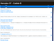 Tablet Screenshot of cadeteherculescf.blogspot.com