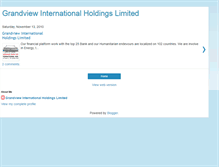 Tablet Screenshot of grandviewinternationalholdings.blogspot.com