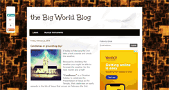 Desktop Screenshot of bigworld-smallworld.blogspot.com