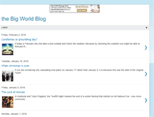 Tablet Screenshot of bigworld-smallworld.blogspot.com