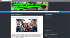 Desktop Screenshot of phantomballplayer.blogspot.com