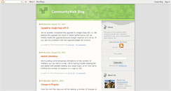 Desktop Screenshot of communitywalkblog.blogspot.com