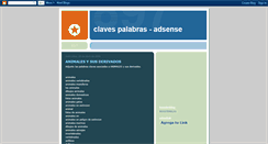 Desktop Screenshot of clavespalabras.blogspot.com