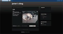 Desktop Screenshot of javier-javiersblog.blogspot.com