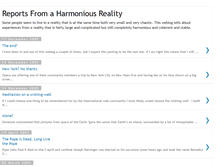 Tablet Screenshot of harmonious-reality.blogspot.com