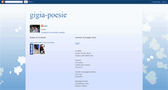 Desktop Screenshot of gigia-poesie.blogspot.com