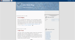 Desktop Screenshot of johnbwelch.blogspot.com