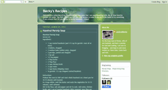 Desktop Screenshot of goodcookbecky.blogspot.com