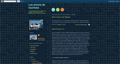 Desktop Screenshot of lesavionsdetourisme.blogspot.com