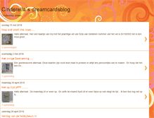Tablet Screenshot of cinderellasdreamcardsblog.blogspot.com