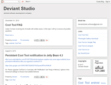 Tablet Screenshot of deviantstudio-software.blogspot.com