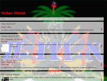 Tablet Screenshot of haitianatheist.blogspot.com