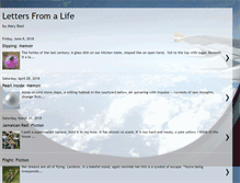 Tablet Screenshot of lettersfromalife.blogspot.com