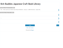 Tablet Screenshot of knitbuddieslibrary.blogspot.com