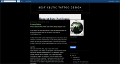 Desktop Screenshot of best-celtic-tattoo-design.blogspot.com