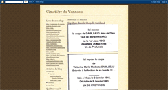 Desktop Screenshot of cimetiere-du-vanneau.blogspot.com