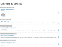 Tablet Screenshot of cimetiere-du-vanneau.blogspot.com