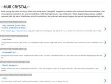 Tablet Screenshot of crystalnurislam.blogspot.com