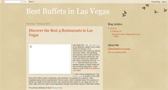 Desktop Screenshot of goodbuffetsinlasvegas.blogspot.com