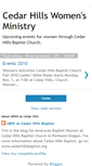 Mobile Screenshot of cedarhillswomen.blogspot.com