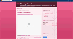 Desktop Screenshot of ejerciciosdecomunicacion.blogspot.com
