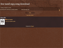 Tablet Screenshot of freetamilmp3songdownload.blogspot.com