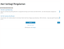 Tablet Screenshot of berbagipengalamankita.blogspot.com