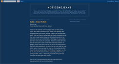 Desktop Screenshot of noticemejeans.blogspot.com