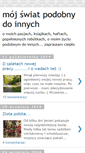 Mobile Screenshot of mojswiatpodobnydoinnych.blogspot.com