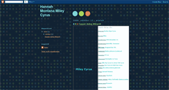 Desktop Screenshot of miley-bestofbothworlds.blogspot.com