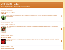 Tablet Screenshot of myfood-o-pedia.blogspot.com