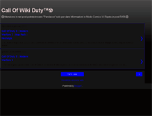 Tablet Screenshot of callofwikiduty.blogspot.com