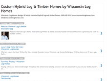 Tablet Screenshot of hybridloghomes.blogspot.com