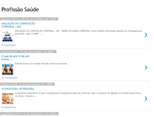 Tablet Screenshot of profissaosaudeblog.blogspot.com