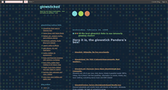 Desktop Screenshot of glowsticked.blogspot.com