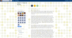 Desktop Screenshot of anniescancersucks.blogspot.com