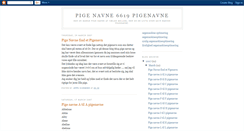 Desktop Screenshot of pigenavne.blogspot.com