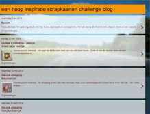 Tablet Screenshot of eenhoopinspiratiechallenge.blogspot.com