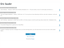 Tablet Screenshot of ericsauder.blogspot.com