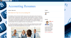 Desktop Screenshot of accounting-resume-samples.blogspot.com