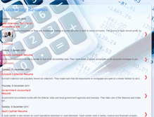 Tablet Screenshot of accounting-resume-samples.blogspot.com