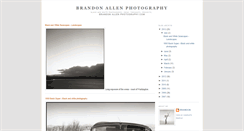 Desktop Screenshot of brandonallenphotography.blogspot.com