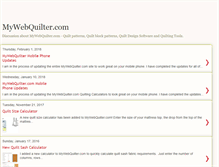 Tablet Screenshot of mywebquilter.blogspot.com