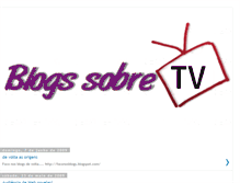 Tablet Screenshot of blogssobretv.blogspot.com