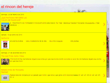Tablet Screenshot of elrincondelhereje.blogspot.com