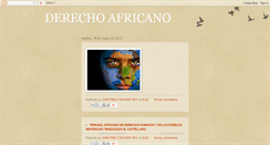 Desktop Screenshot of derechoafricano.blogspot.com